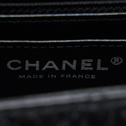 Chanel Mini 2.55 Reissue Aged Calfskin So Black With Black Hardware (Microchip)