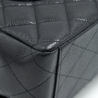 CHANEL CAVIAR MAXI IN BLACK GHW