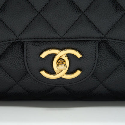 CHANEL CAVIAR MAXI IN BLACK GHW