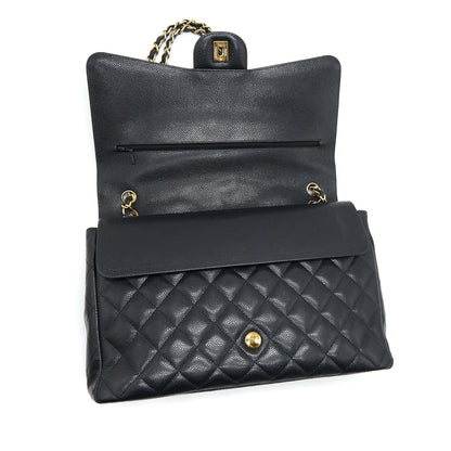 CHANEL CAVIAR MAXI IN BLACK GHW