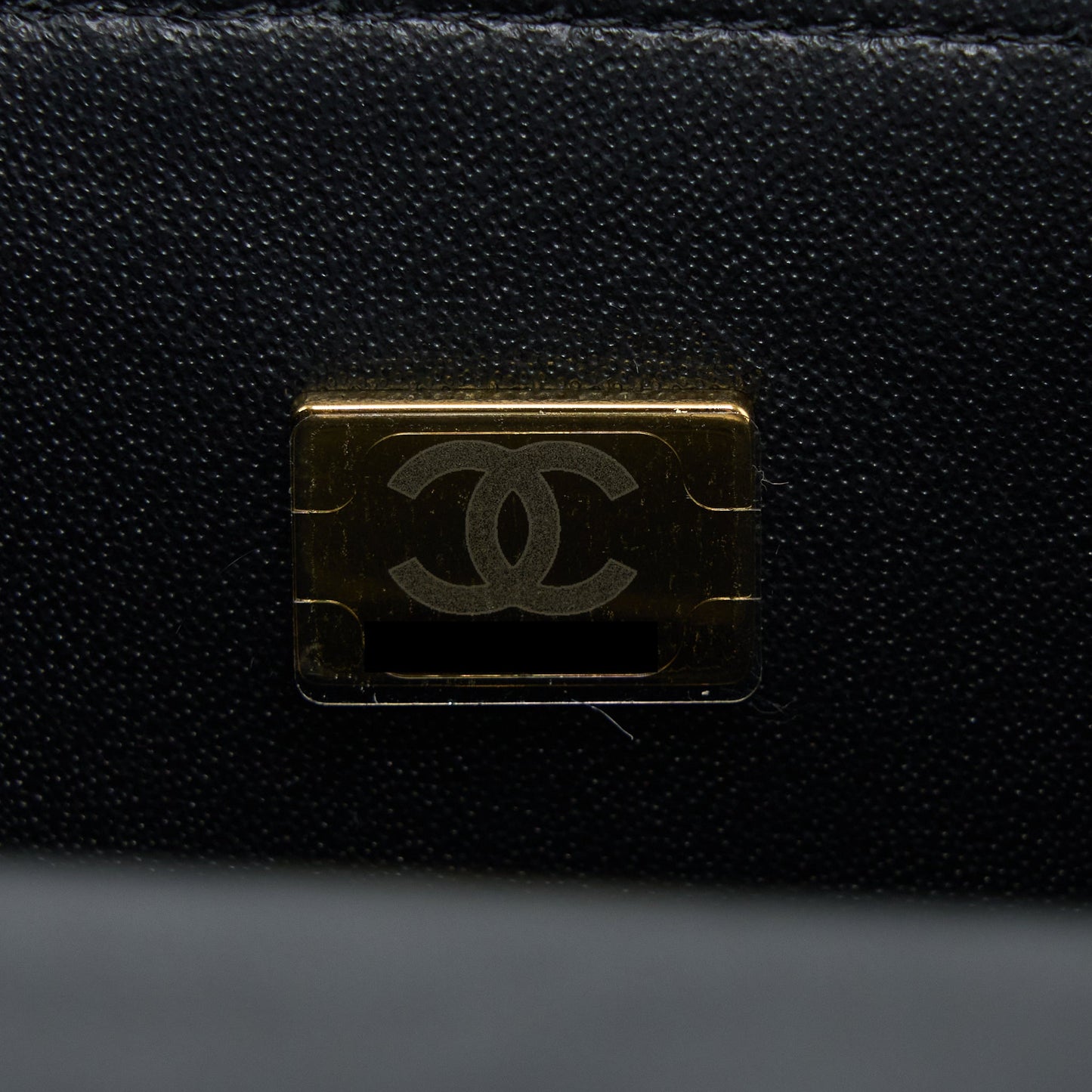 Chanel 22P lion charm Top Handle Mini Rectangular flap bag Lambskin Black LGHW (Microchip)