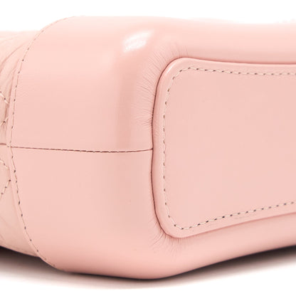 Chanel Small Gabrielle Hobo Bag Calfskin Light Pink Multicolour Hardware