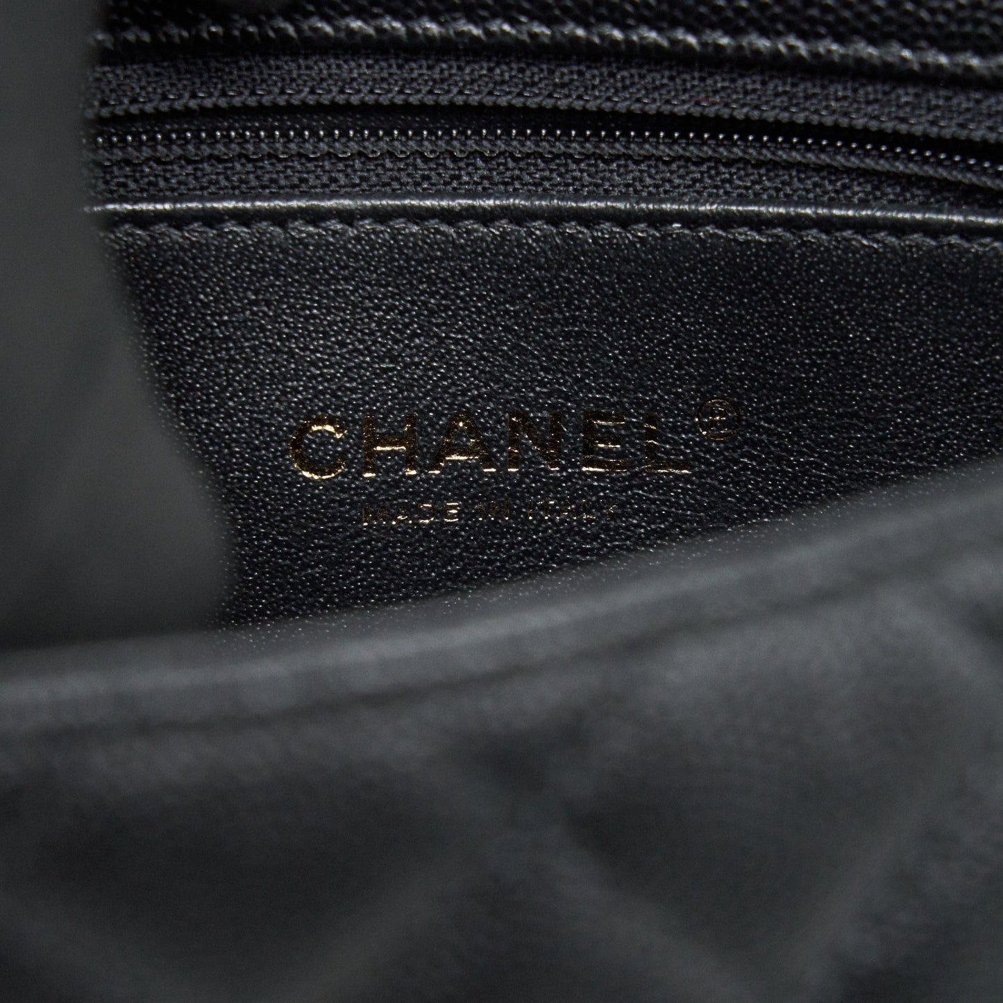 CHANEL MINI COCO HANDLE CAVIAR LEATHER WITH PYTHON HANDLE BLACK GHW