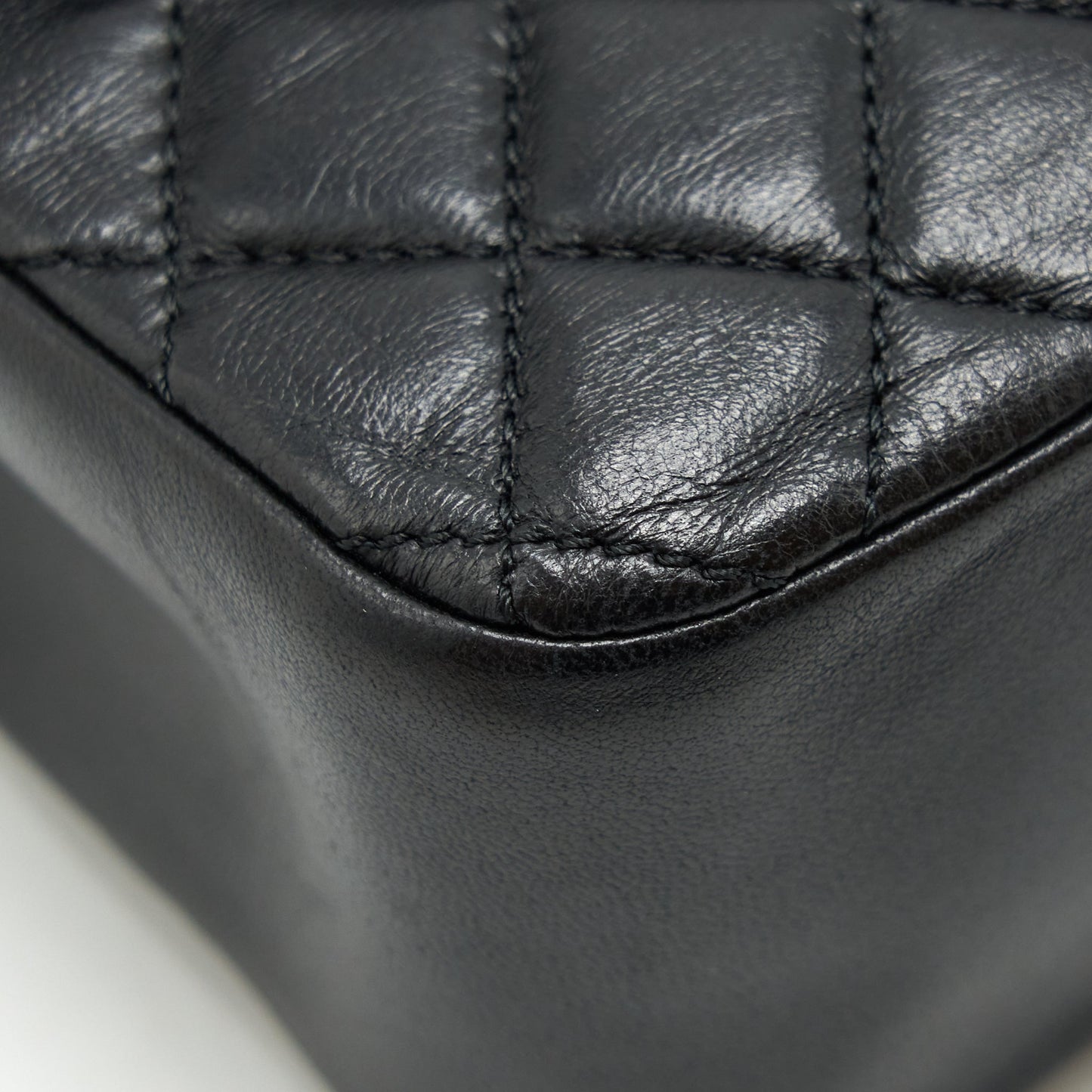 Chanel Westminster Pearl Shoulder Bag Lambskin Black SHW