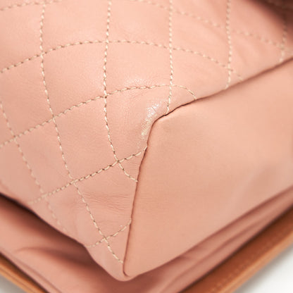 Chanel Quilted Flap Shoulder Bag Pink