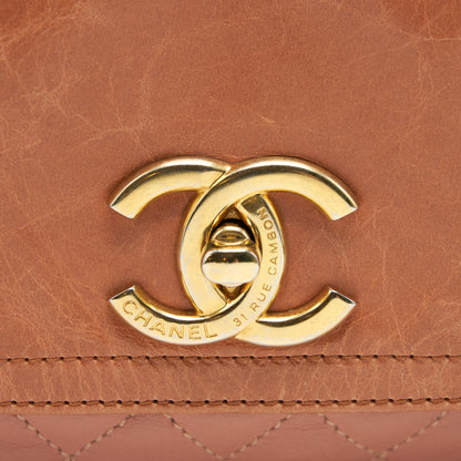 Chanel Quilted Flap Shoulder Bag Pink