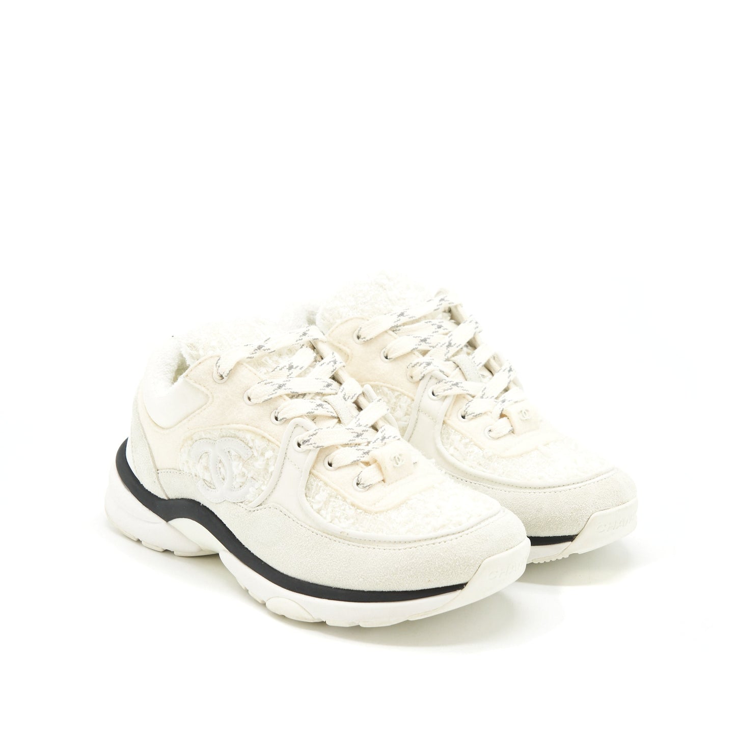 Chanel Size 35 Sneakers White (Size Run Small