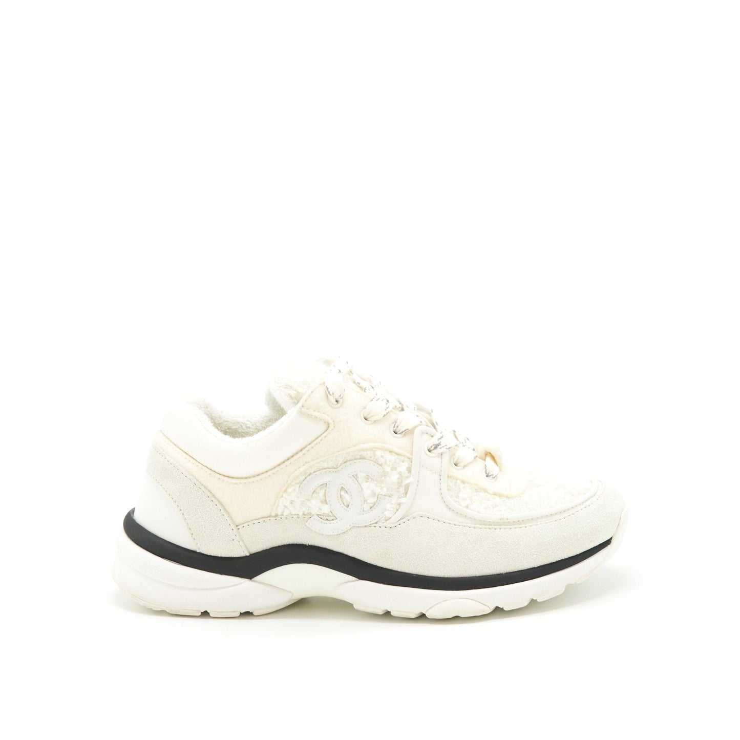 Chanel Size 35 Sneakers White (Size Run Small