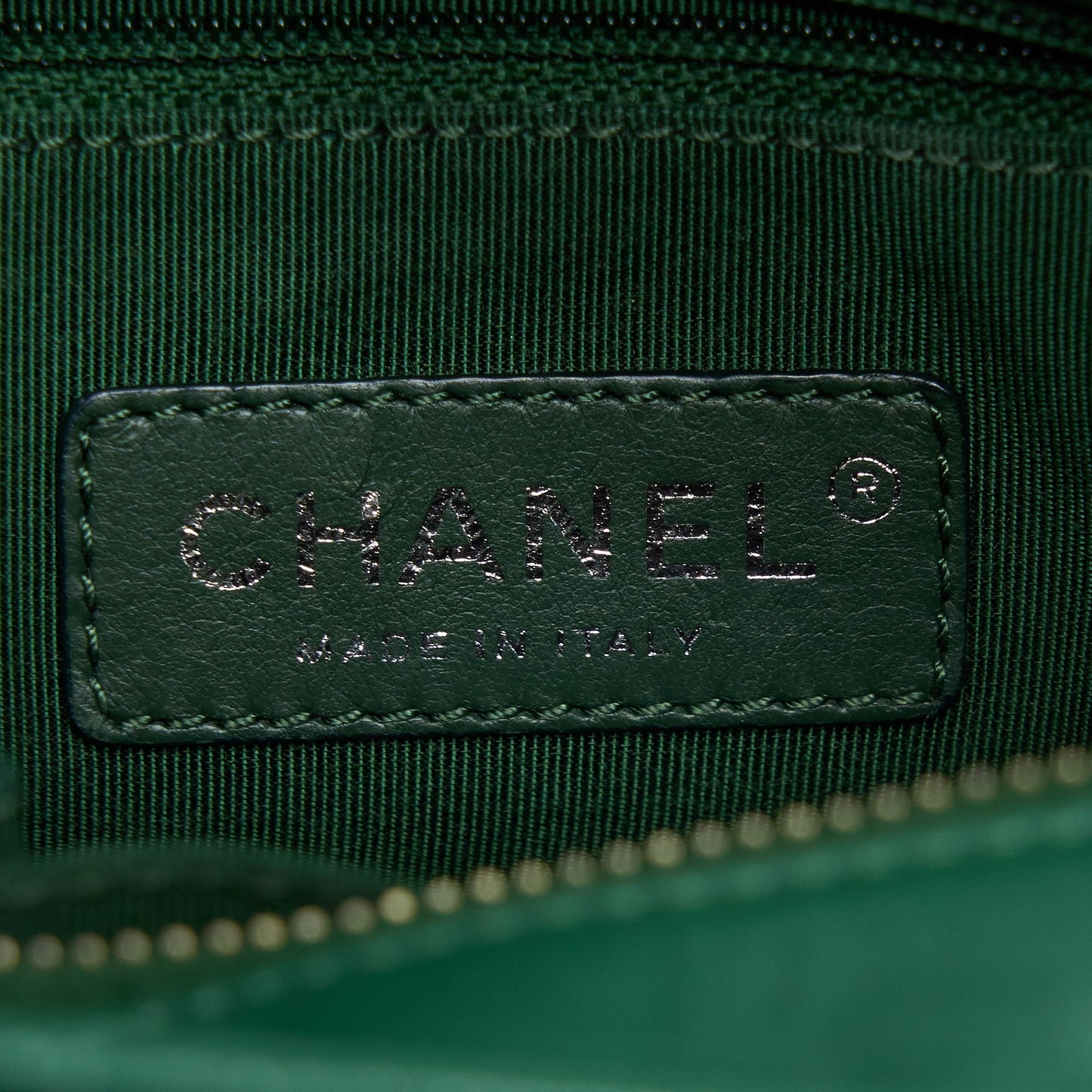 Chanel Small Gabrielle Hobo Bag Green Multicolour Hardware