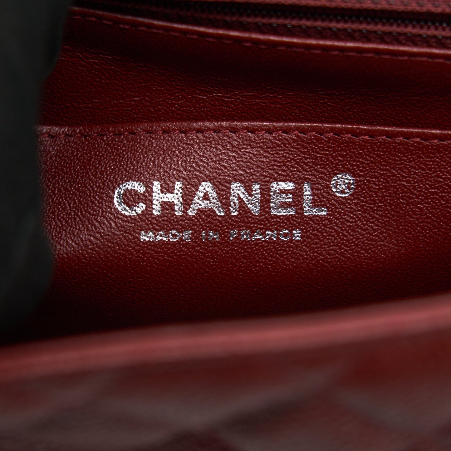CHANEL MINI SQUARE CARVIAR RED SHW