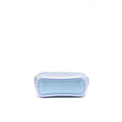 Chanel Small Gabrielle Hobo Bag Iridescent Blue
