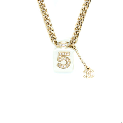 Chanel No.5 Perfume Bottle Choker/ Necklace LGHW