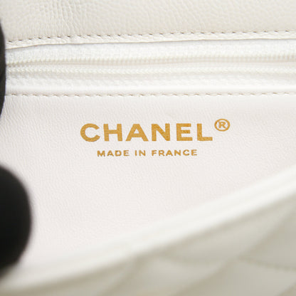 Chanel 2021 Square Flap Cross body White GHW serial 31