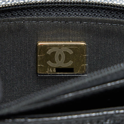 Chanel 21A Coco letter Wallet on Chain Black Caviar GHW