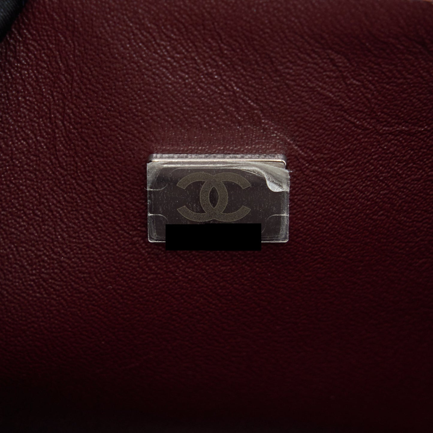 Chanel Small Classic Flap Bag Caviar Black SHW(Microchip)