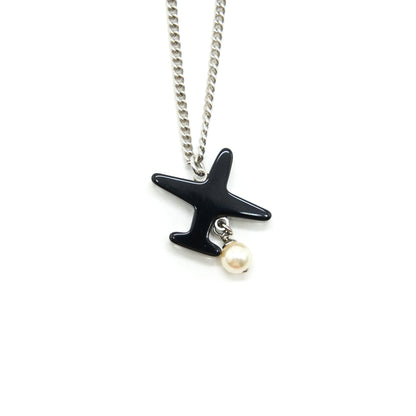 Chanel mini airplane Necklace