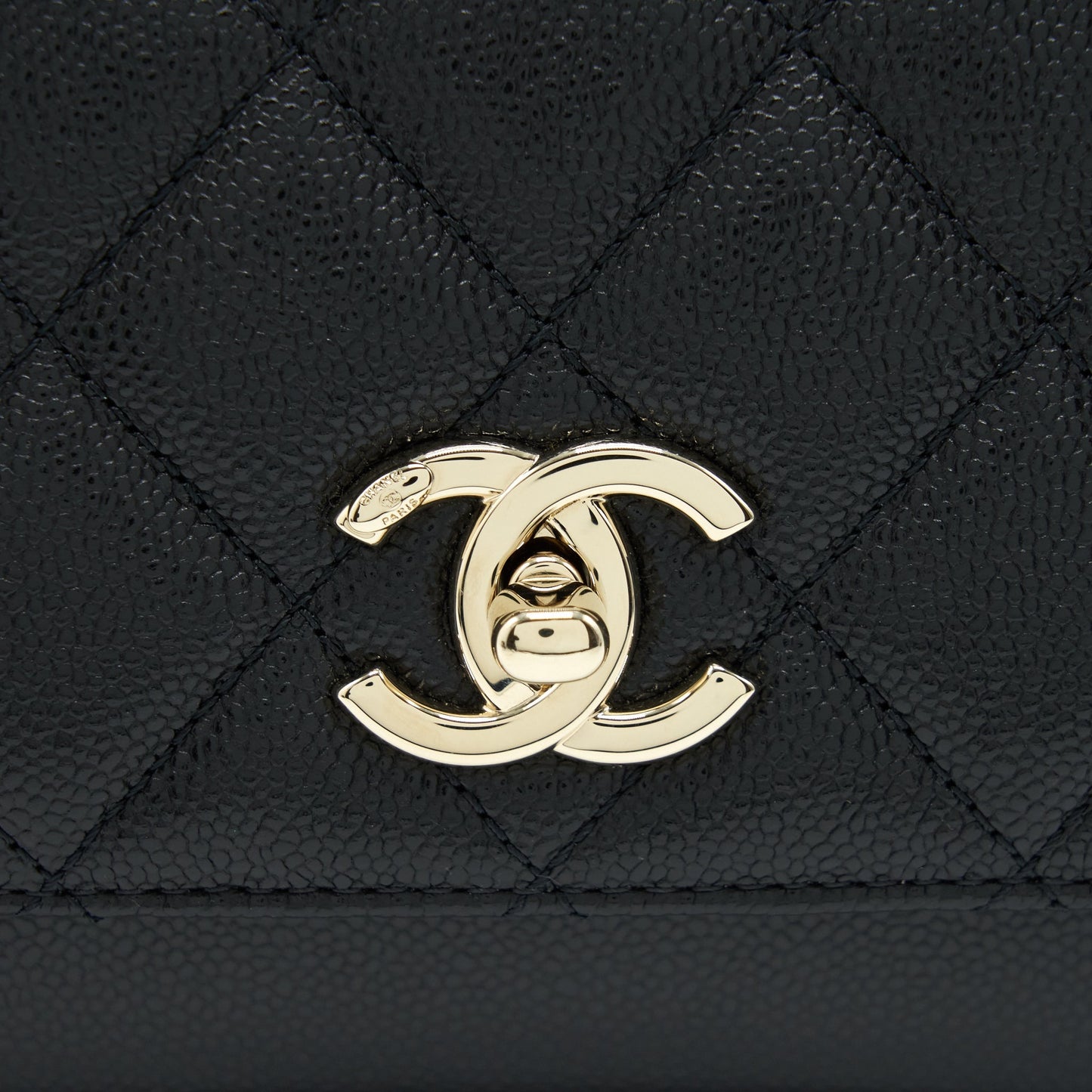 Chanel Small Business Affinity Caviar Black LGHW(Microchip)