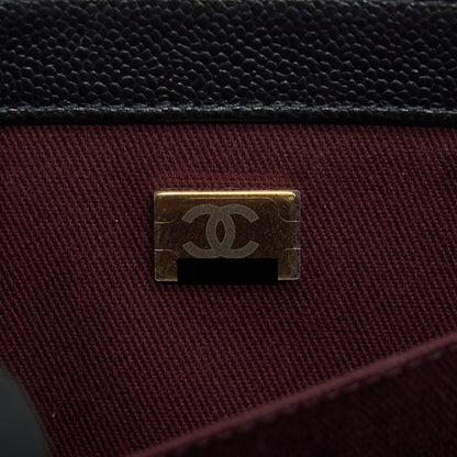 Chanel Small Business Affinity Caviar Black LGHW(Microchip)