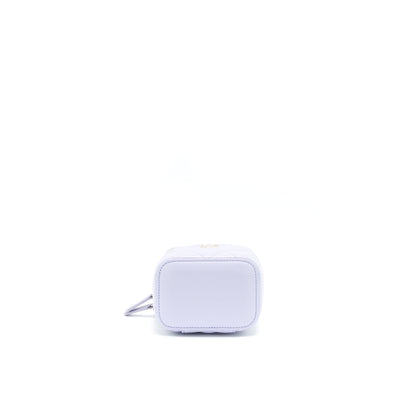 Chanel 21K Mini Top Handle Vanity With Chain Light Purple LGHW