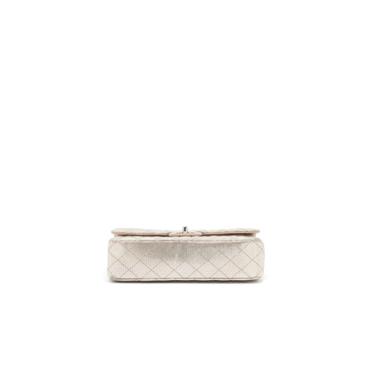 CHANEL SEASONAL MEDIUM FLAP BAG IN CHAMPAGNE PINK SHW