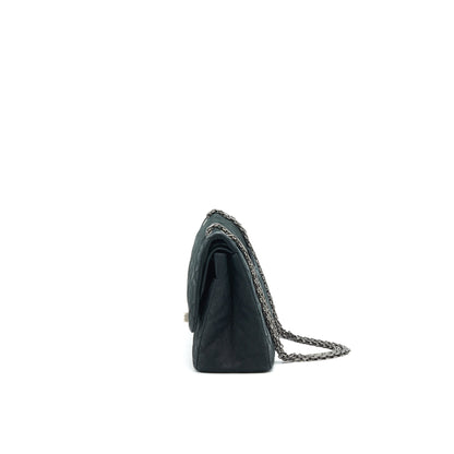 CHANEL 2.55 226 REISSUE BAG IN CAVIAR BLACK SHW