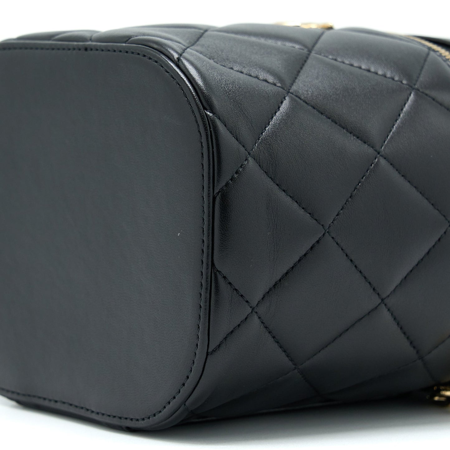Chanel Trendy Vanity Case Lambskin Black LGHW (Microchip)