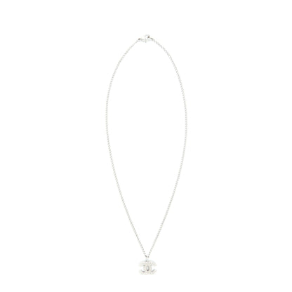 Chanel CC Logo Necklace/Earrings SHW(Sell In A Set)