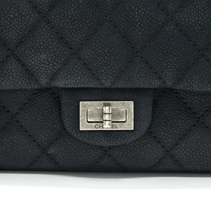 CHANEL 2.55 226 REISSUE BAG IN CAVIAR BLACK SHW