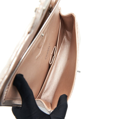 CHANEL SEASONAL MEDIUM FLAP BAG IN CHAMPAGNE PINK SHW