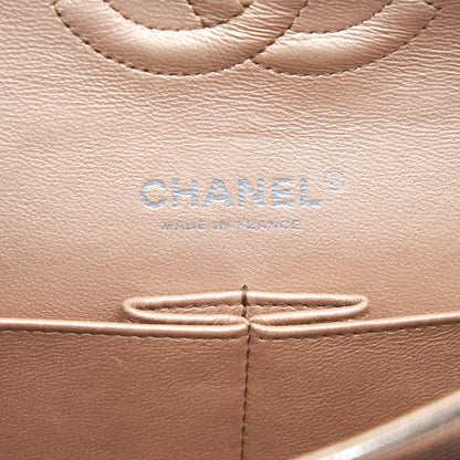 CHANEL SEASONAL MEDIUM FLAP BAG IN CHAMPAGNE PINK SHW