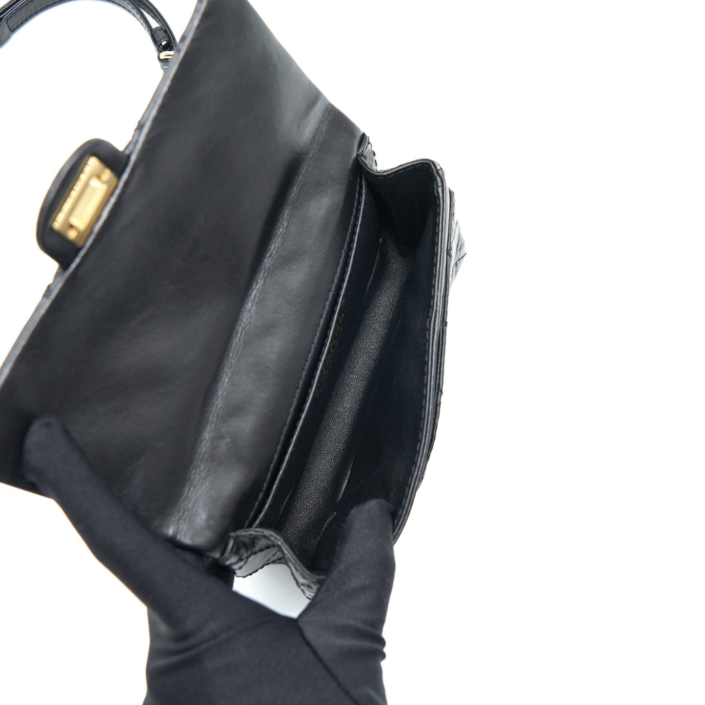 Chanel 2.55 Waist Bag in black GHW