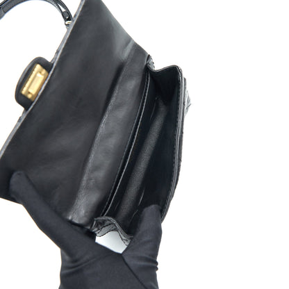 Chanel 2.55 Waist Bag in black GHW