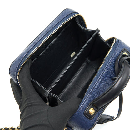 CHANEL VANITY CASE IN SMALL NAVY