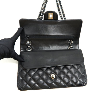 Chanel Medium Classic Flap Bag Lambskin Black SHW