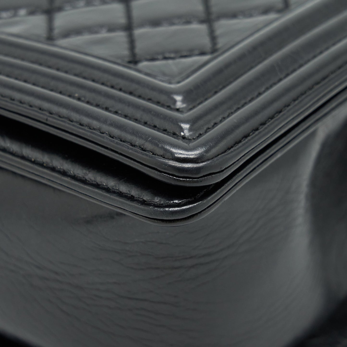 Chanel Medium Boy Bag Calfskin Black GHW