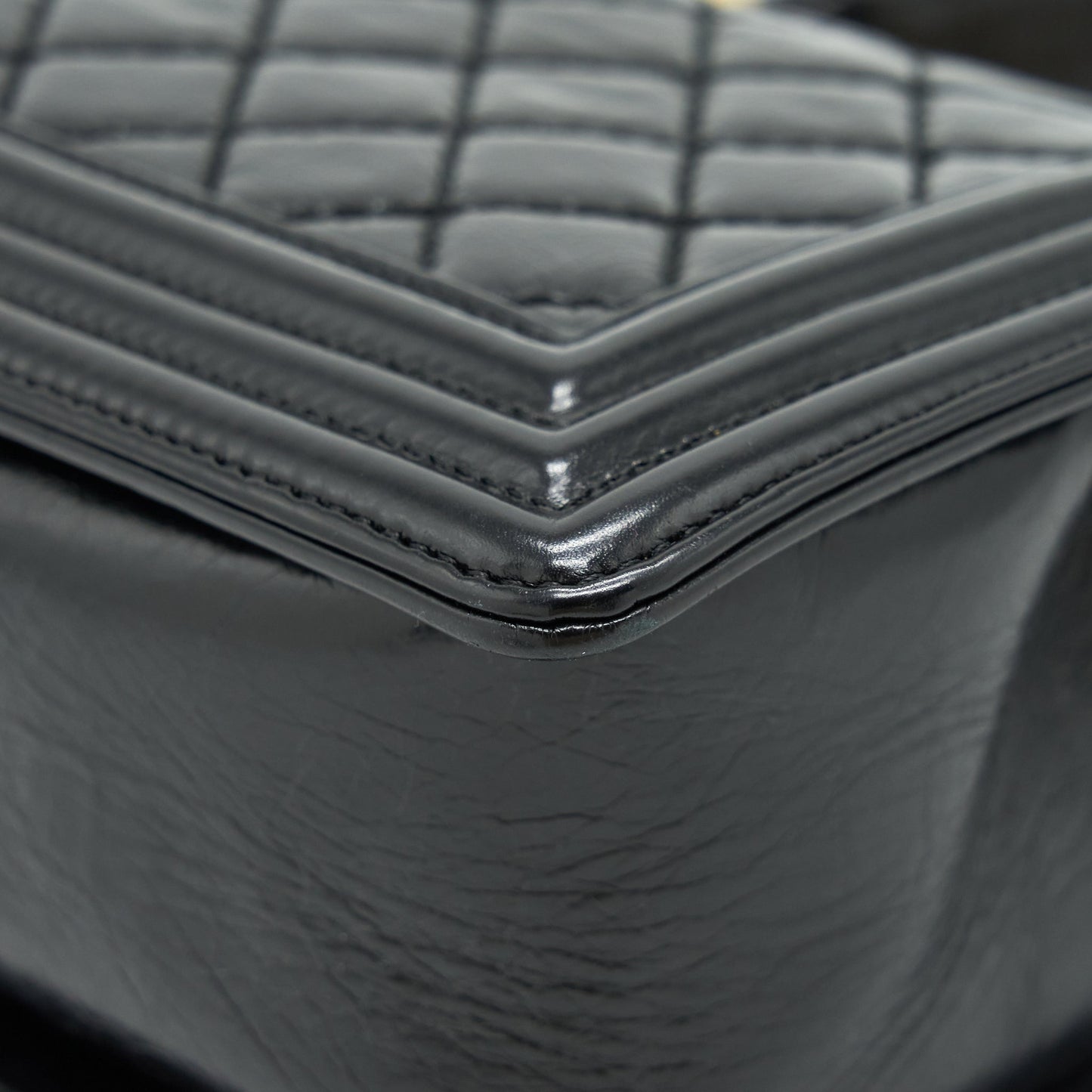 Chanel Medium Boy Bag Calfskin Black GHW