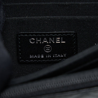 Chanel Square Trendy CC Wallet On Chain Lambskin So Black