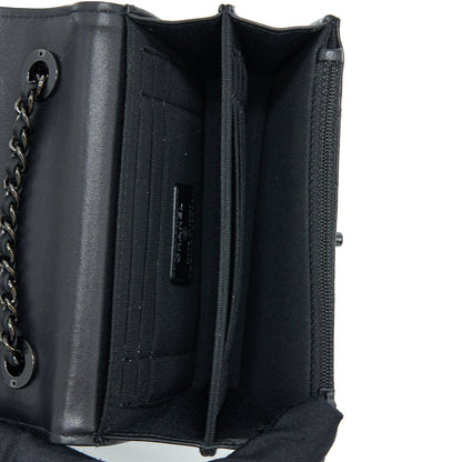 Chanel Square Trendy CC Wallet On Chain Lambskin So Black