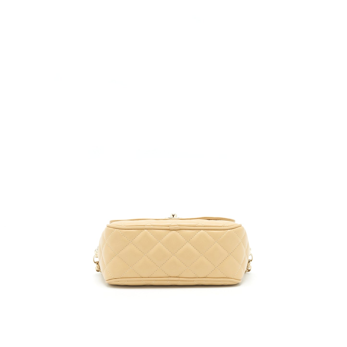 Chanel Camera Bag Lambskin Beige LGHW