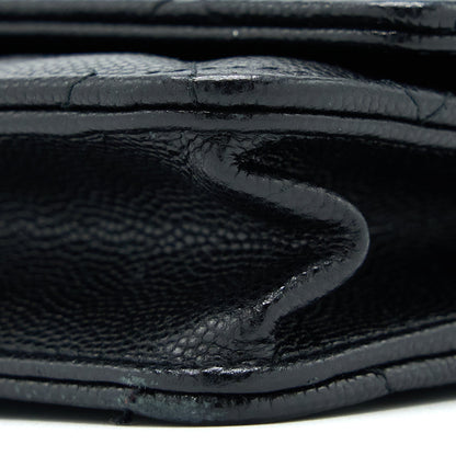 Chanel Quilted Wallet On Chain Caviar So Black