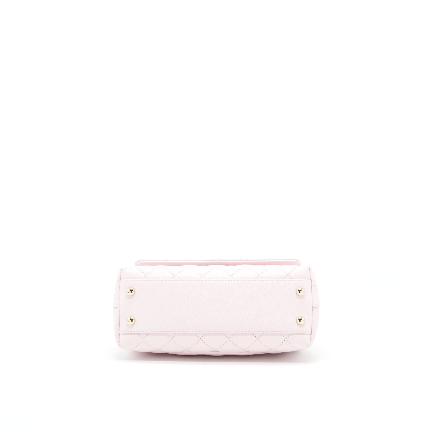 Chanel 22P Small Coco Handle Caviar Light Pink LGHW (Microchip)