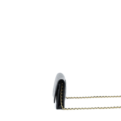 Chanel Classic Wallet On Chain Caviar Black GHW (Microchip)