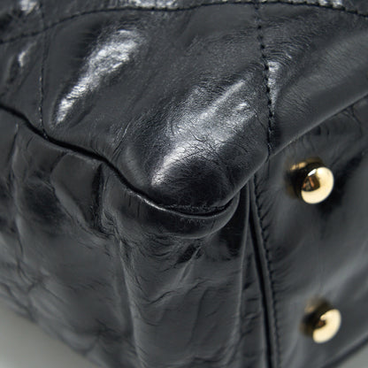 Chanel Calfskin Tote bag with Chain black and Red GHW