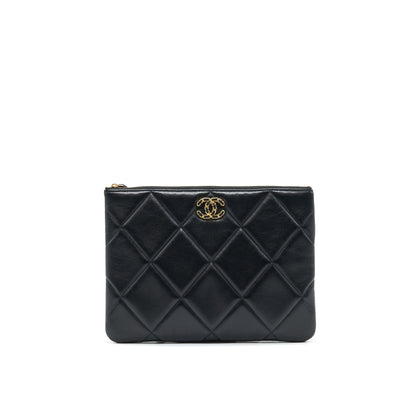 Chanel 19 Pouch black GHW
