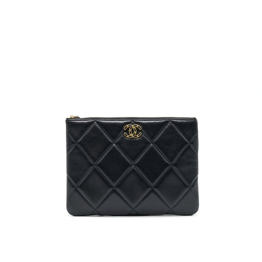 Chanel 19 Pouch black GHW
