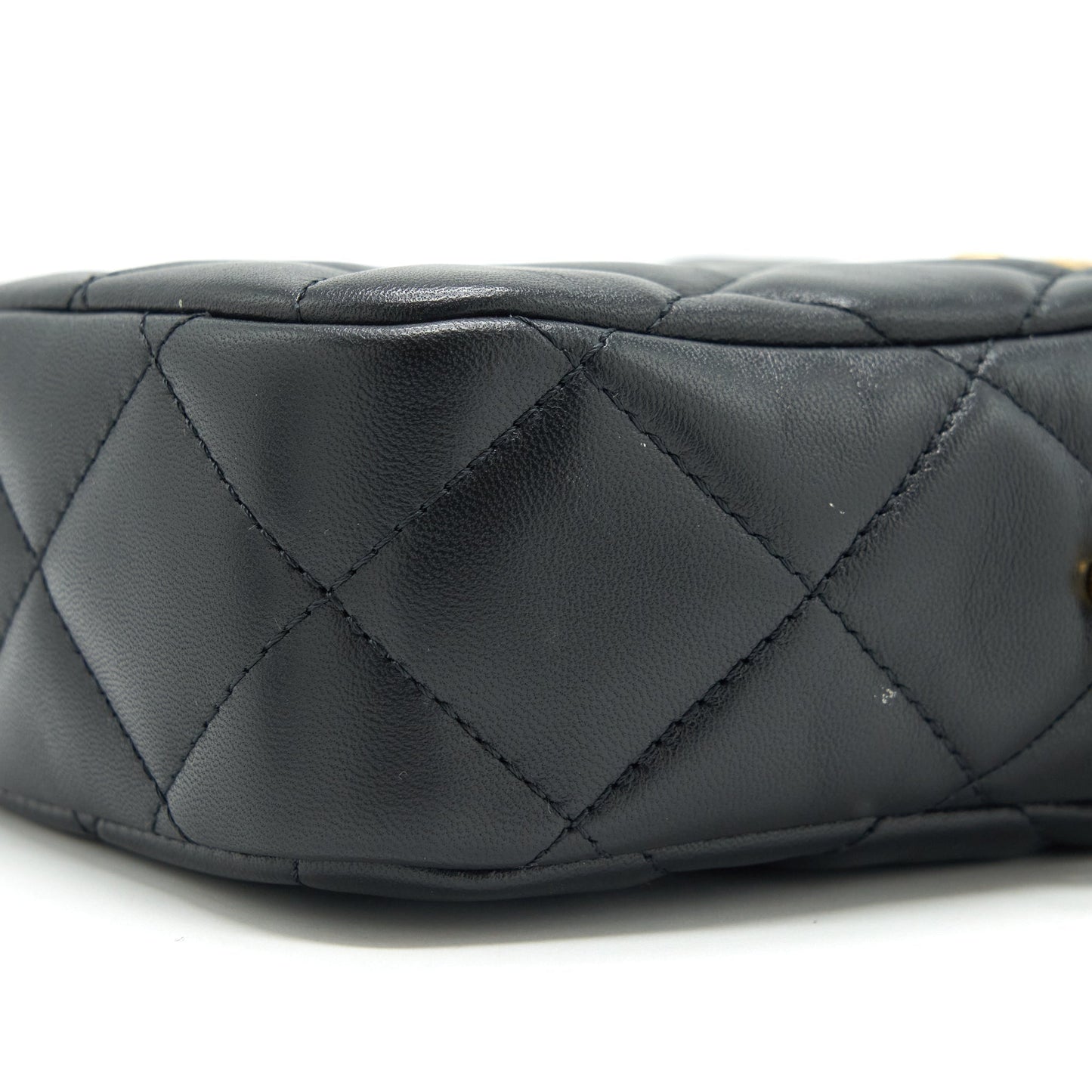 Chanel 22C My Perfect Mini Camera Case Lambskin Black GHW(Microchip)