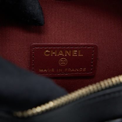 Chanel 22S Small Heart Bag Lambskin Black LGHW