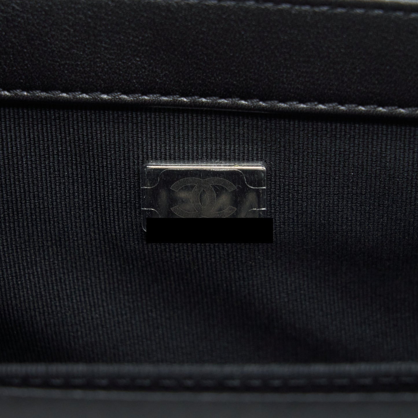 Chanel Small Boy Calfskin Black Ruthenium Sliver Hardware