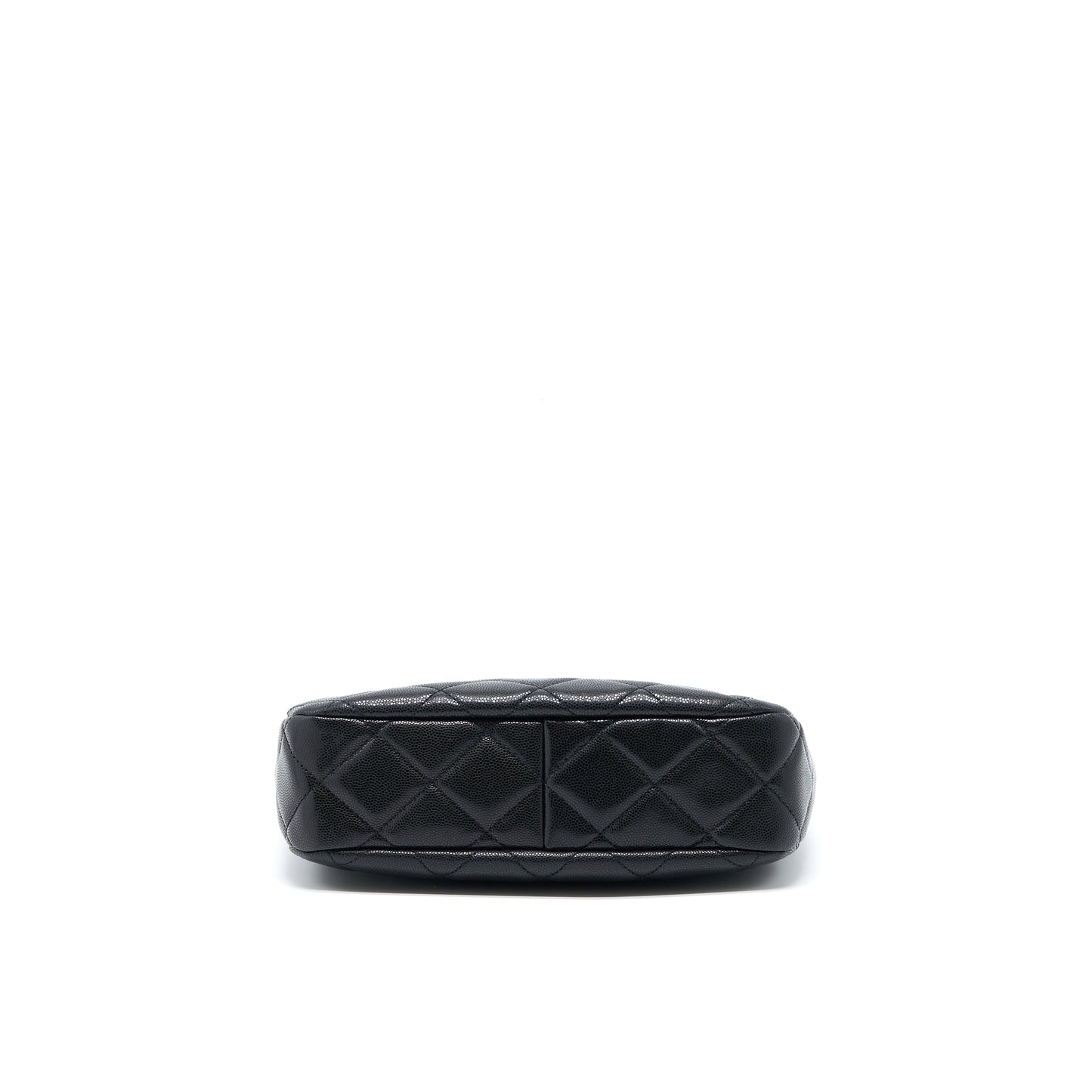 Chanel 22A Twist Your Buttons Hobo Shoulder Bag Caviar Black GHW (Microchip)