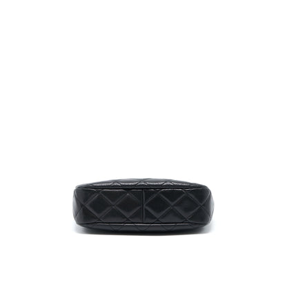 Chanel 22A Twist Your Buttons Hobo Shoulder Bag Caviar Black GHW (Microchip)